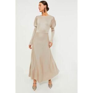 POMANDER PLACE Tan Brielle Sweater Dress Size L NWT Retail $148 Tuckernuck